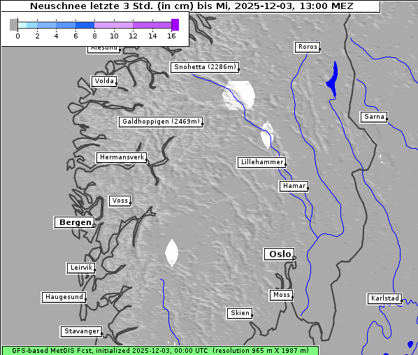 Neuschnee, 3. 12. 2025