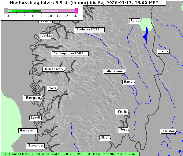 Niederschlag, 17. 1. 2026