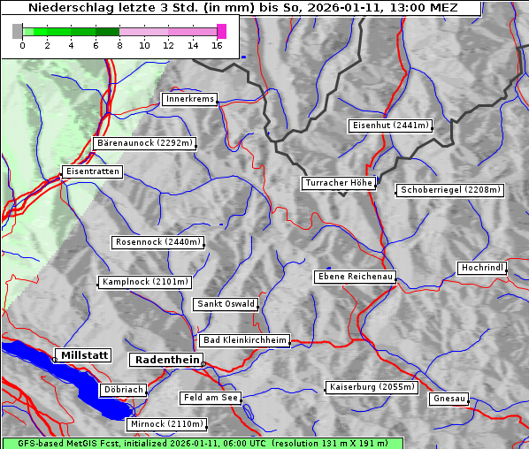Niederschlag, 11. 1. 2026