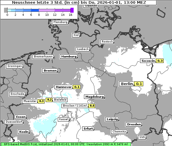 Neuschnee, 1. 1. 2026