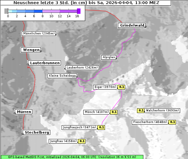 Neuschnee, 4. 4. 2026