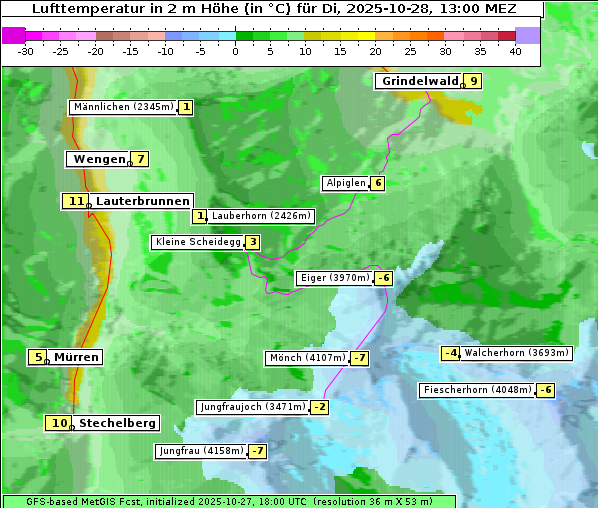 Temperatur, 28. 10. 2025