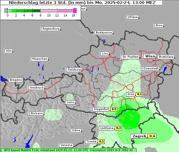 Niederschlag, 24. 2. 2025