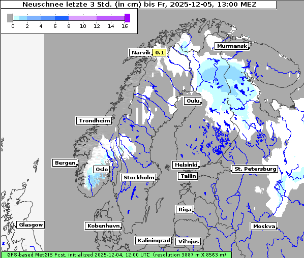 Neuschnee, 5. 12. 2025