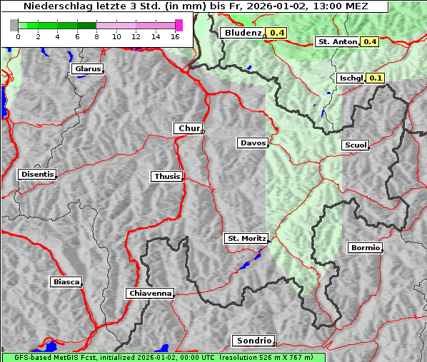 Niederschlag, 2. 1. 2026
