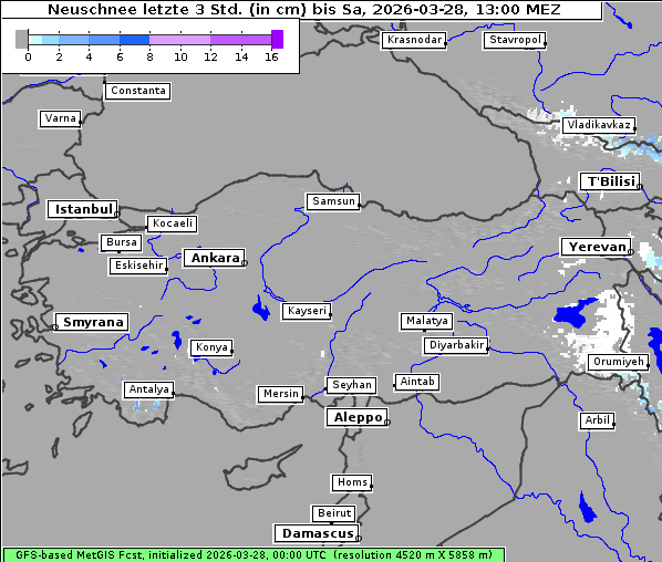 Neuschnee, 28. 3. 2026