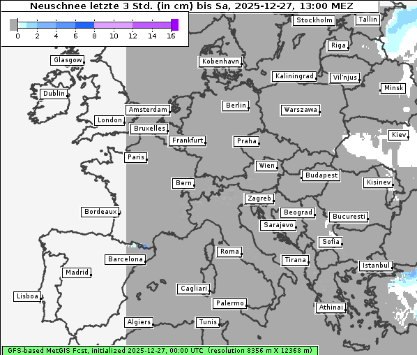 Neuschnee, 27. 12. 2025