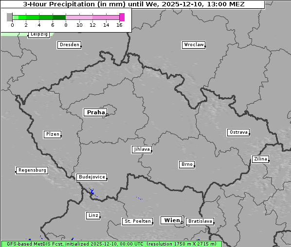 Niederschlag, 10. 12. 2025