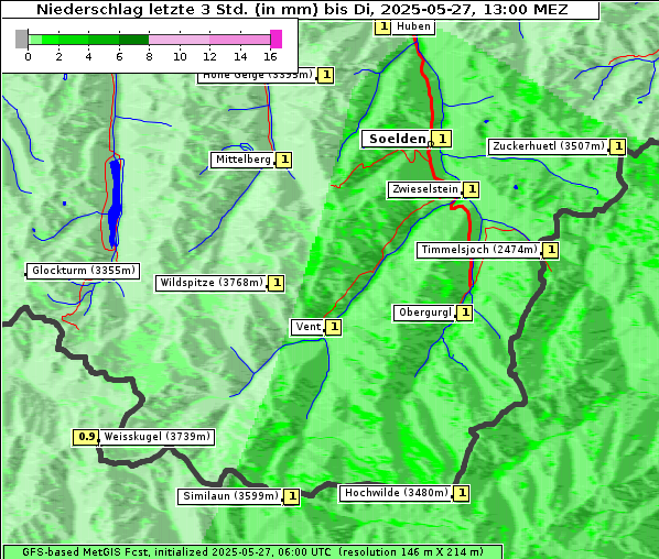 Niederschlag, 27. 5. 2025
