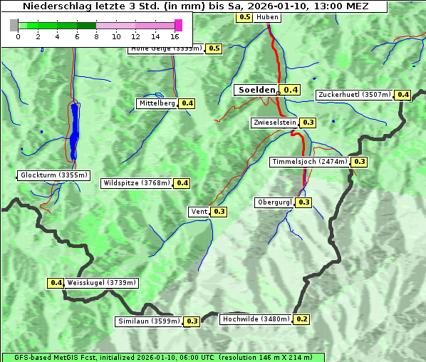 Niederschlag, 10. 1. 2026