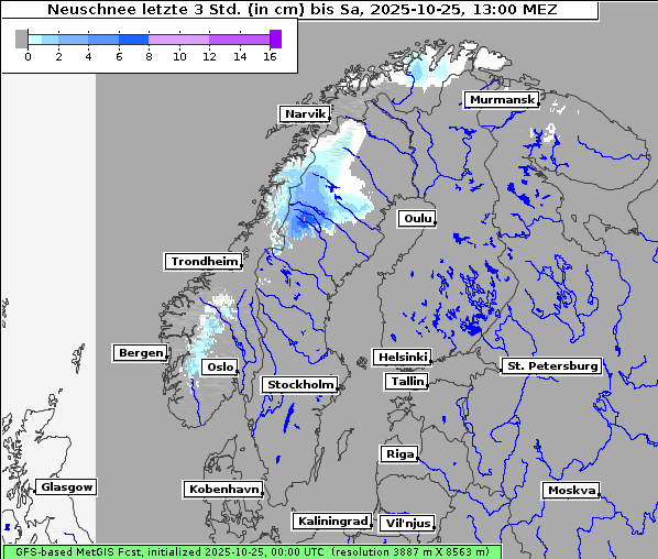 Neuschnee, 25. 10. 2025