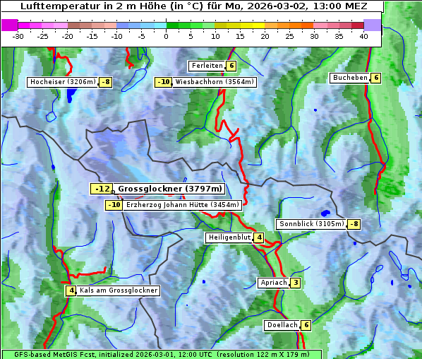 Temperatur, 2. 3. 2026