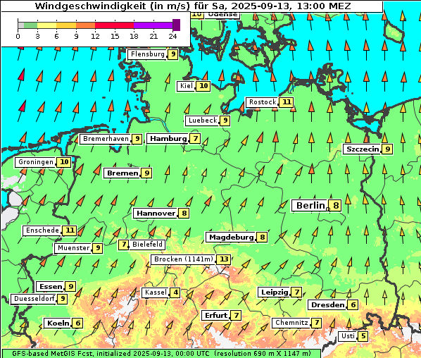 Wind, 13. 9. 2025