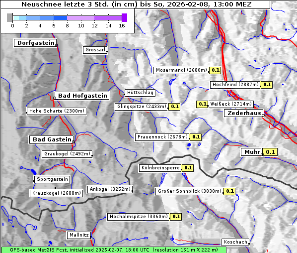 Neuschnee, 8. 2. 2026