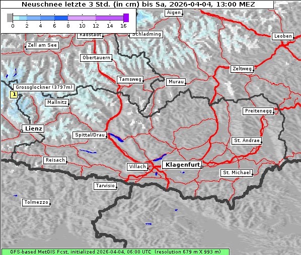 Neuschnee, 4. 4. 2026
