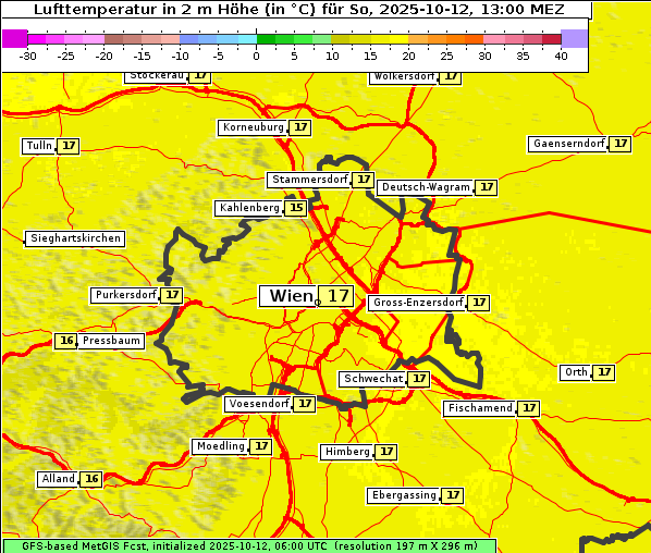 Temperatur, 12. 10. 2025
