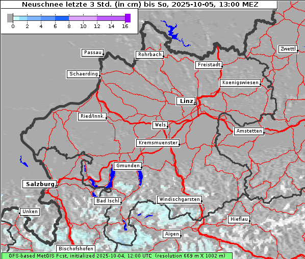 Neuschnee, 5. 10. 2025