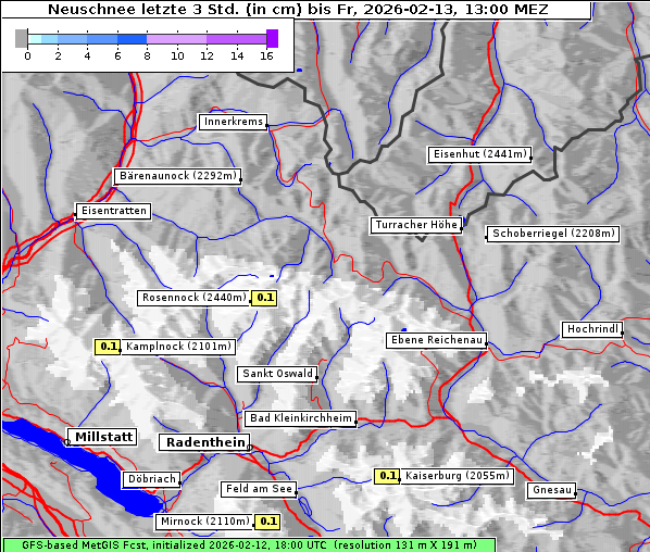 Neuschnee, 13. 2. 2026