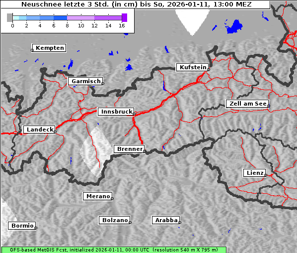 Neuschnee, 11. 1. 2026