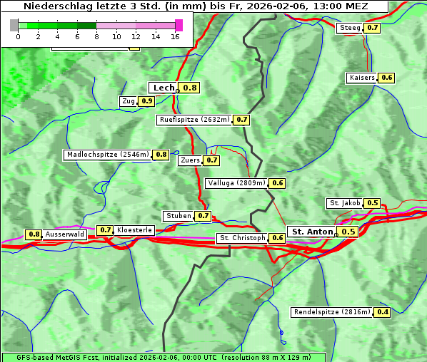 Niederschlag, 6. 2. 2026