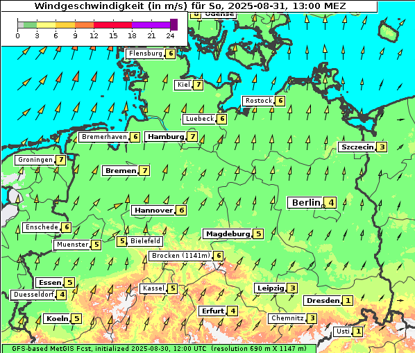 Wind, 31. 8. 2025