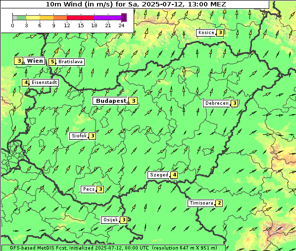 Wind, 12. 7. 2025