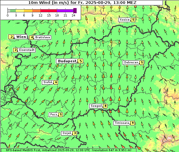 Wind, 29. 8. 2025