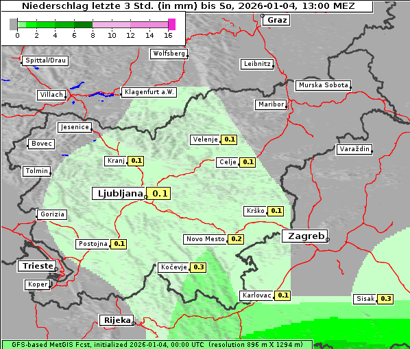 Niederschlag, 4. 1. 2026