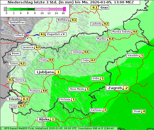 Niederschlag, 5. 1. 2026