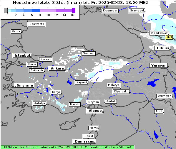 Neuschnee, 28. 2. 2025