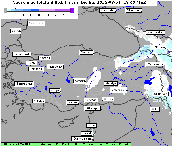 Neuschnee, 1. 3. 2025