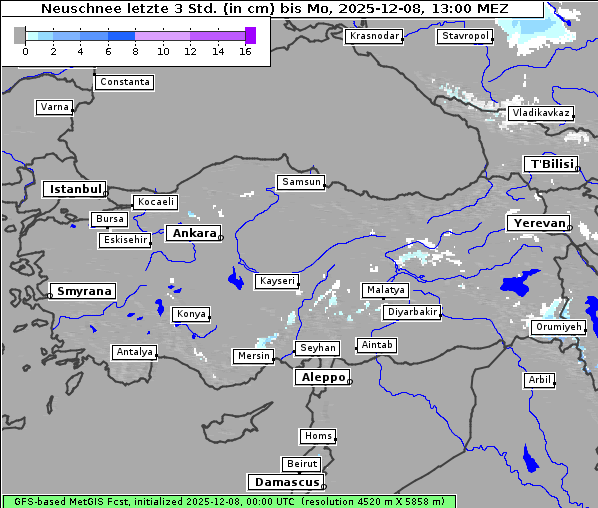Neuschnee, 8. 12. 2025