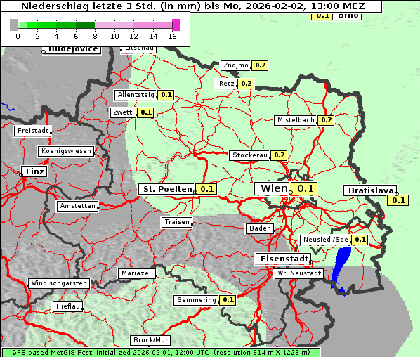 Niederschlag, 2. 2. 2026
