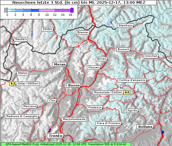 Neuschnee, 17. 12. 2025