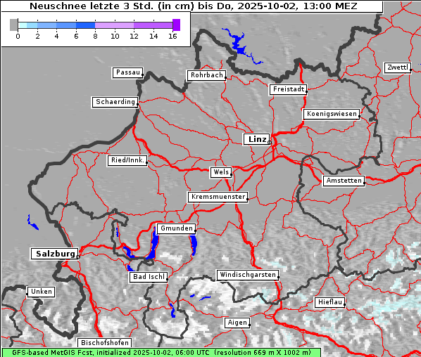 Neuschnee, 2. 10. 2025