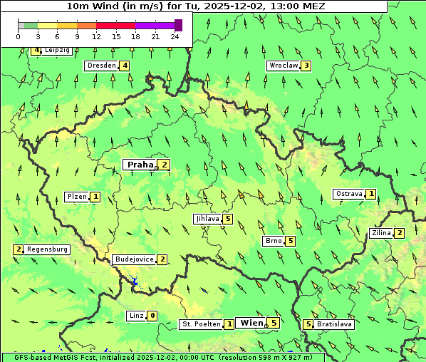 Wind, 2. 12. 2025