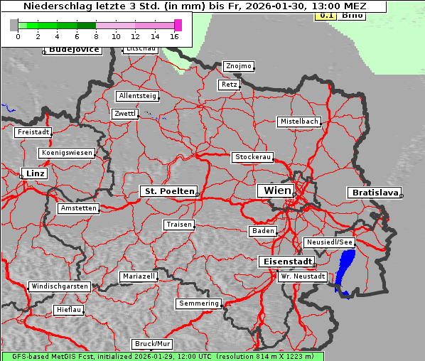 Niederschlag, 30. 1. 2026