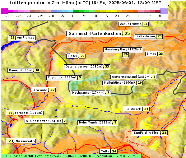 Temperatur, 1. 6. 2025