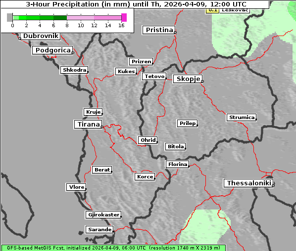 Niederschlag, 9. 4. 2026