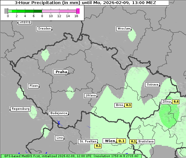 Niederschlag, 9. 2. 2026