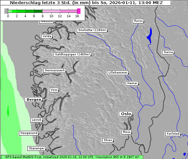 Niederschlag, 11. 1. 2026