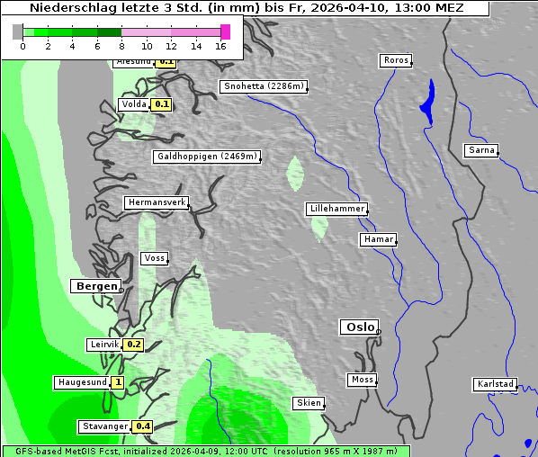 Niederschlag, 10. 4. 2026