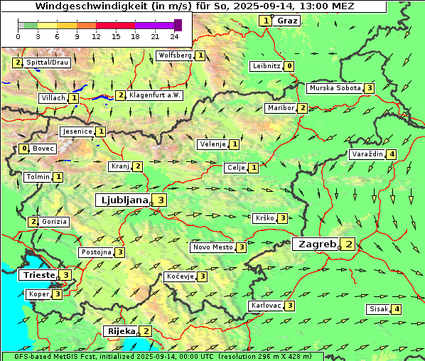 Wind, 14. 9. 2025