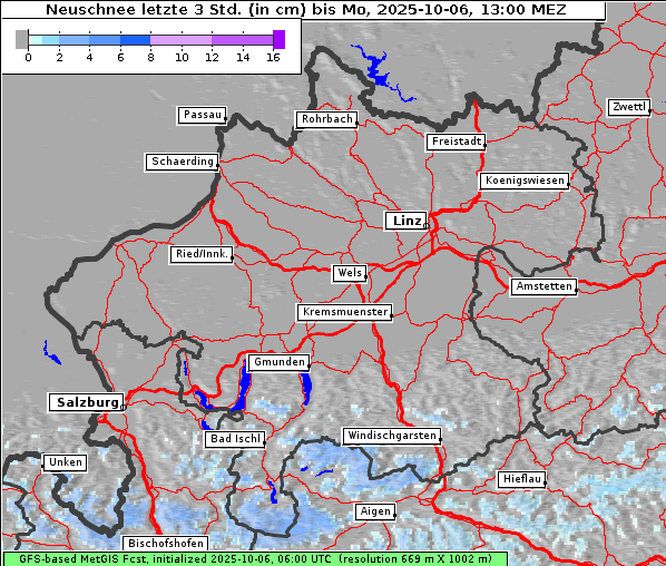 Neuschnee, 6. 10. 2025