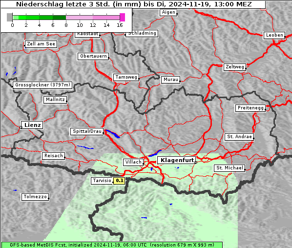 Niederschlag, 19. 11. 2024