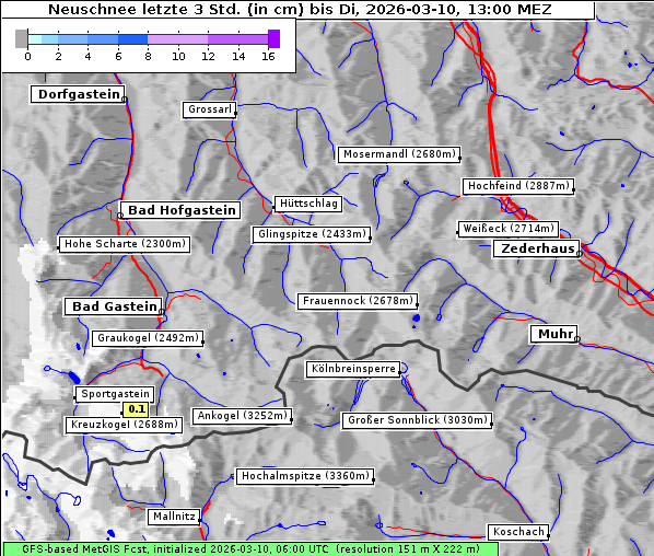Neuschnee, 10. 3. 2026