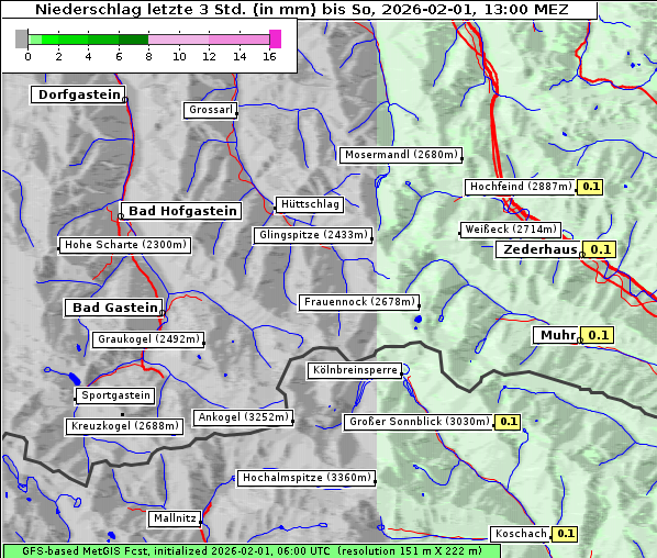 Niederschlag, 1. 2. 2026