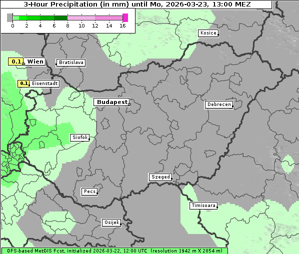 Niederschlag, 23. 3. 2026