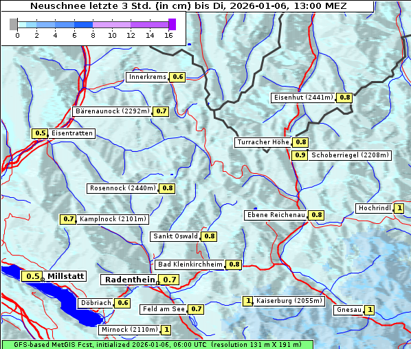 Neuschnee, 6. 1. 2026