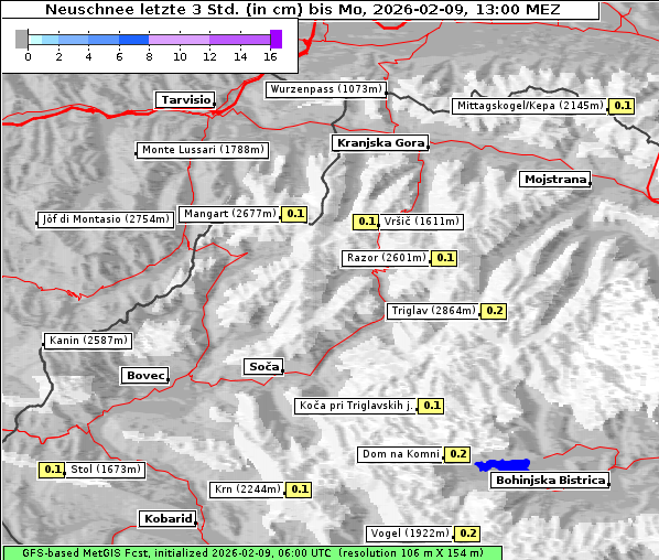 Neuschnee, 9. 2. 2026